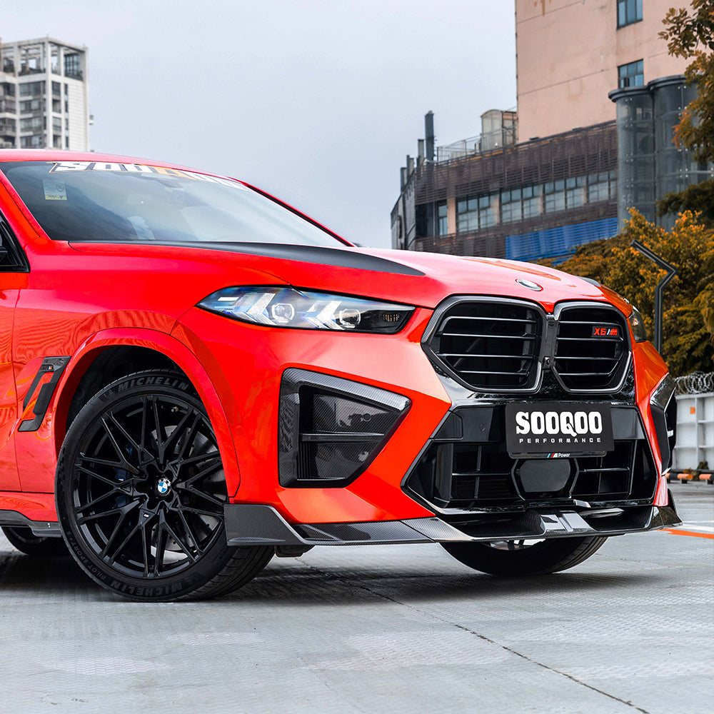 SOOQOO BMW X5M F95 LCI Air Duct In Prepreg Carbon Fiber — product view 11
