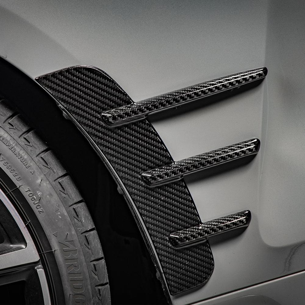 SOOQOO BMW 4 Series G22 Front Arch Trims In Prepreg Carbon Fiber — product view 8
