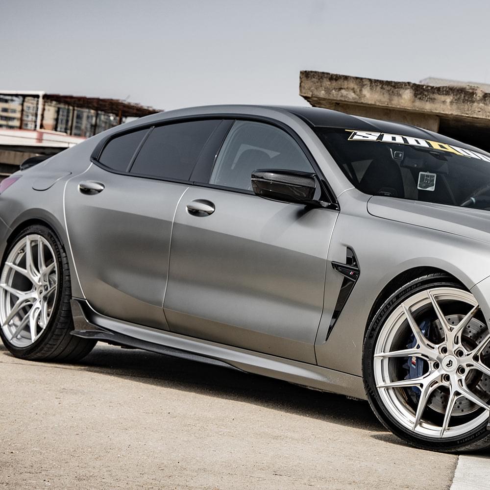 SOOQOO BMW M8 F93 Side Skirt In Prepreg Carbon Fiber — product view 10