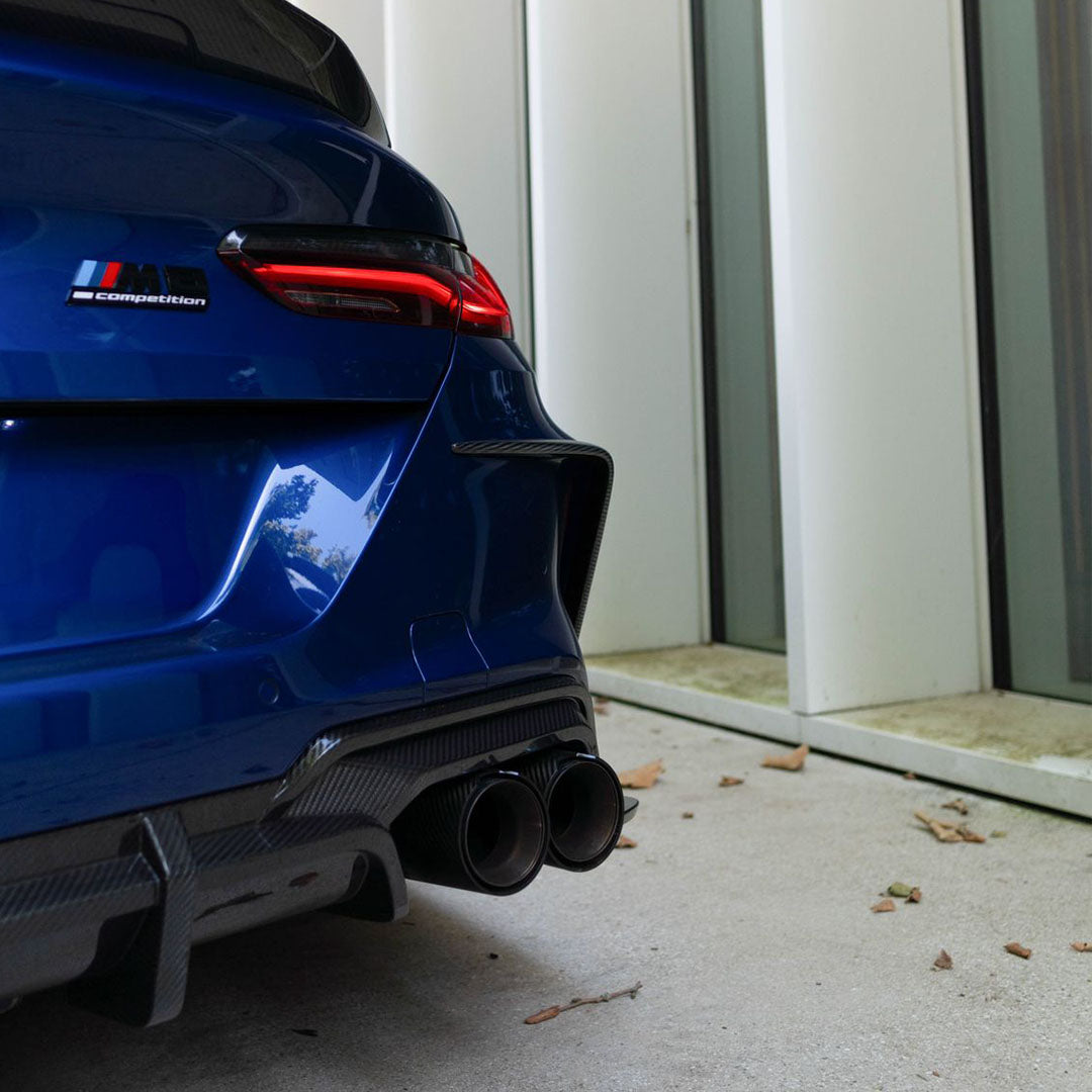 SOOQOO BMW M8 F93 Rear Diffuser In Prepreg Carbon Fiber — product view 13
