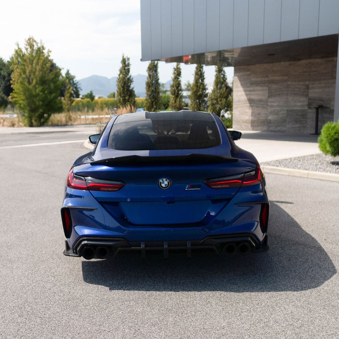 SOOQOO BMW M8 F93 Rear Diffuser In Prepreg Carbon Fiber — product view 8