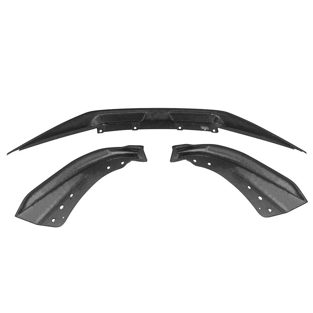 SOOQOO BMW 4 Series G22 Front Lip In Prepreg Carbon Fiber — product view 8