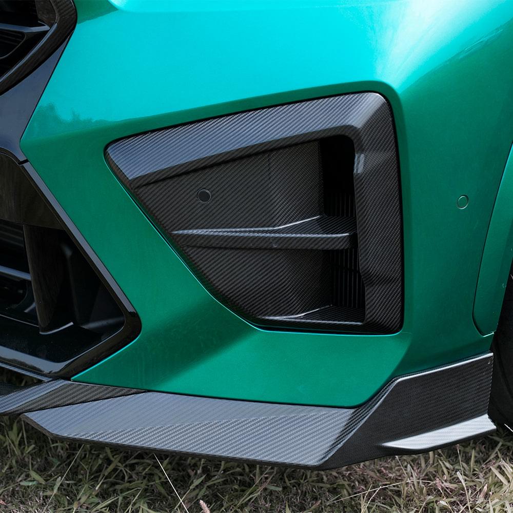 SOOQOO BMW X5M F95 LCI Front Lip In Prepreg Carbon Fiber — product view 6