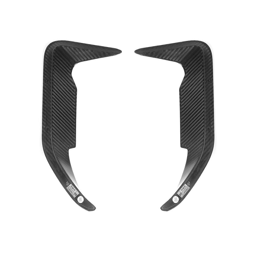 SOOQOO BMW X5M F95 LCI Rear Bumper Insert In Prepreg Carbon Fiber — product view 3