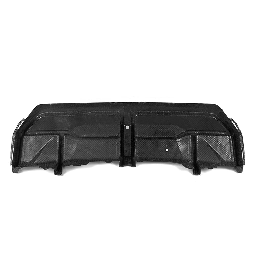 SOOQOO BMW 2 Series G42 Rear Diffuser W/brake Light In Prepreg Carbon Fiber — product view 5