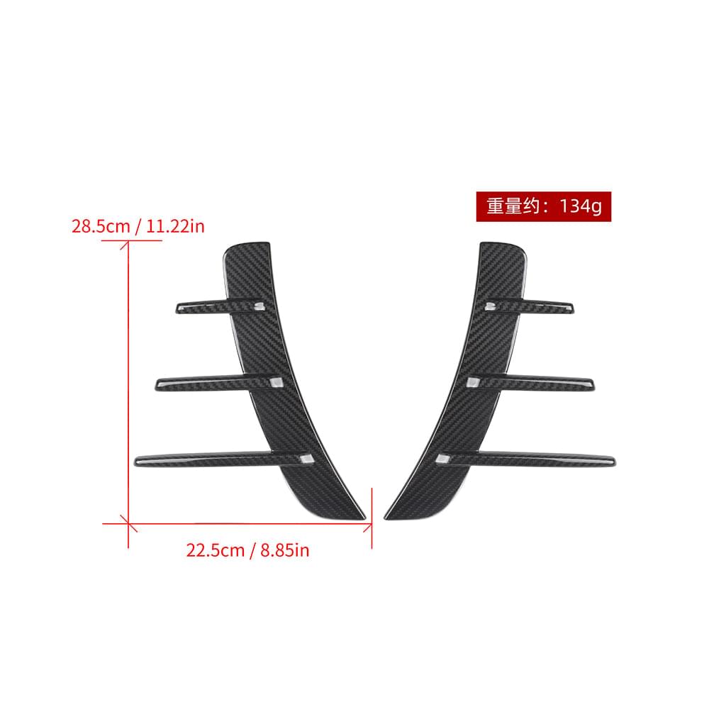 SOOQOO BMW 4 Series G22 Front Arch Trims In Prepreg Carbon Fiber — product view 9