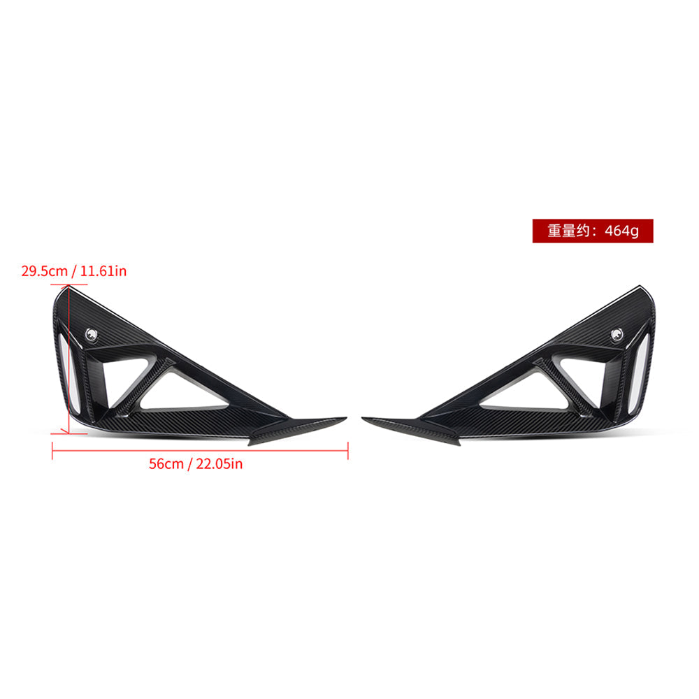 SOOQOO BMW 2 Series G42 Air Inlets In Prepreg Carbon Fiber — product view 9