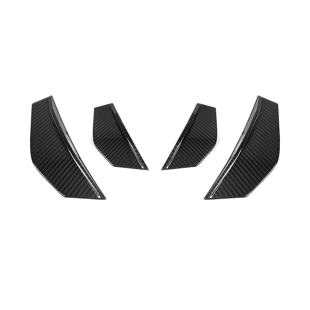 SOOQOO BMW M2 F87 Front Canards In Prepreg Carbon Fiber