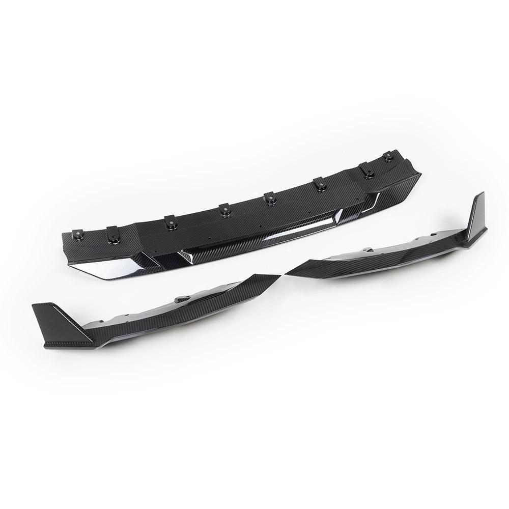 SOOQOO BMW 2 Series G42 Front Lip In Prepreg Carbon Fiber — product view 3