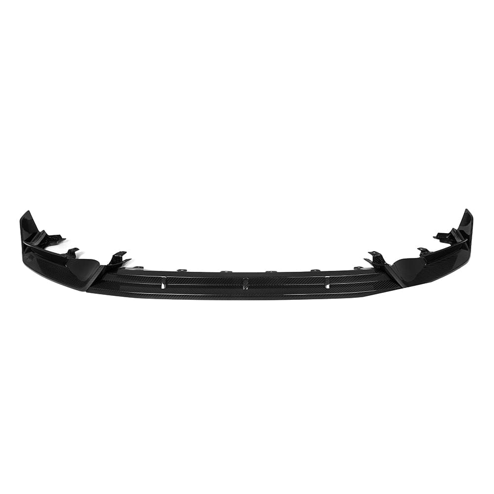 SOOQOO BMW iX3 G08 Front Lip In Prepreg Carbon Fiber — product view 7