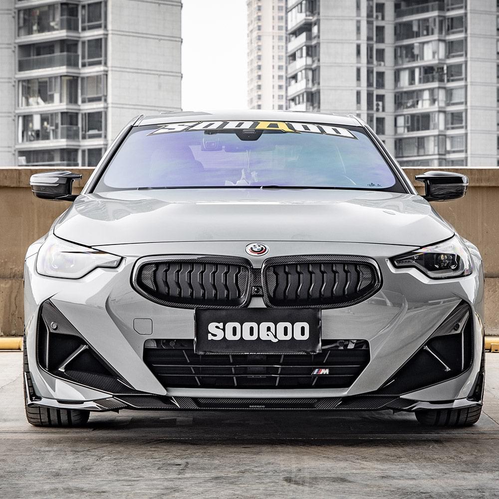 SOOQOO BMW 2 Series G42 Air Inlets In Prepreg Carbon Fiber — product view 6