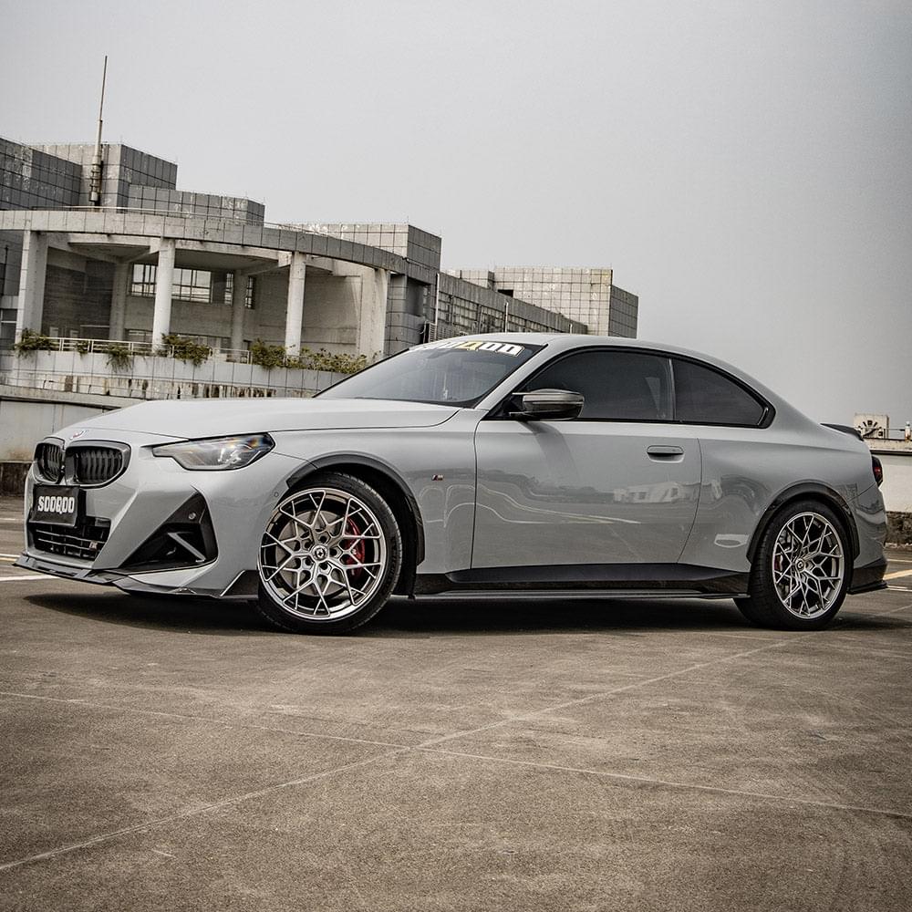 SOOQOO BMW 2 Series G42 Air Inlets In Prepreg Carbon Fiber — product view 8