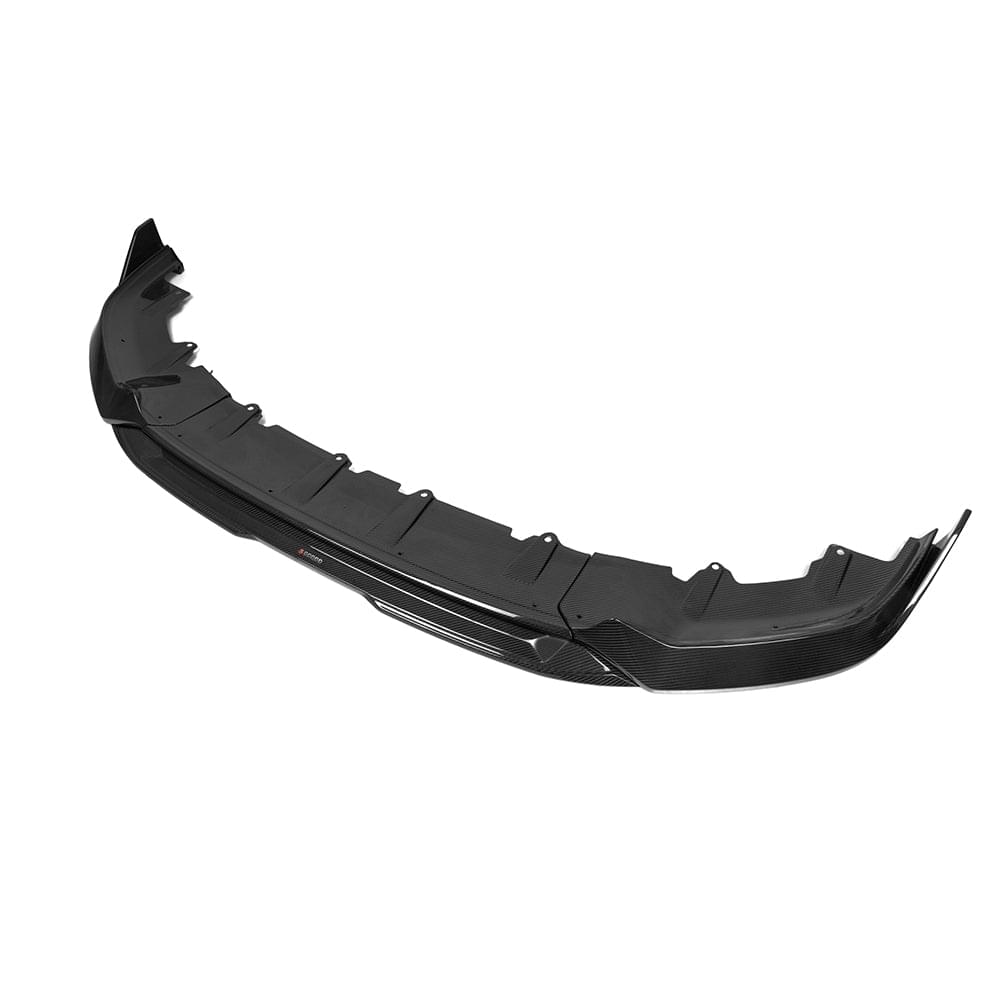 SOOQOO BMW 5 Series G60 Front Lip In Prepreg Carbon Fiber — product view 3