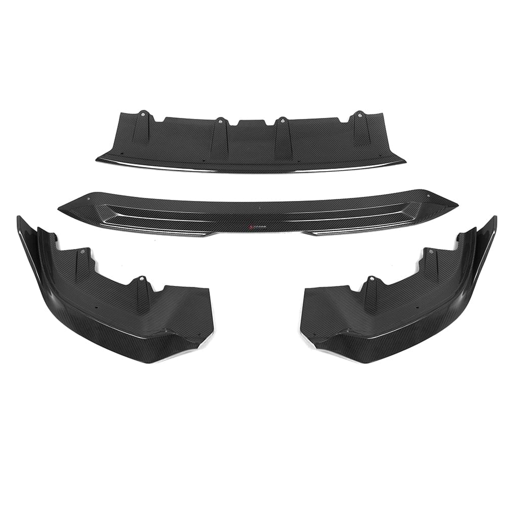 SOOQOO BMW 5 Series G60 Front Lip In Prepreg Carbon Fiber — product view 8