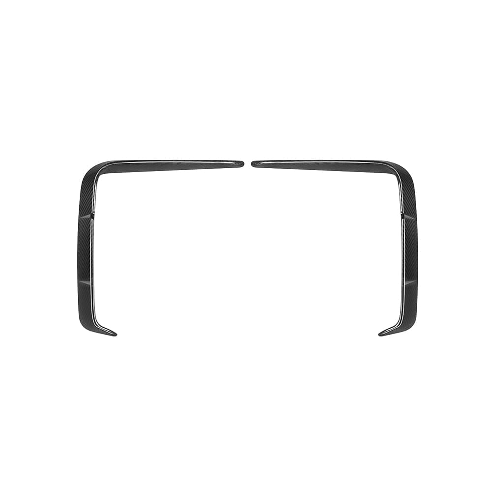 SOOQOO BMW 4 Series G22 Front Bumper Inserts In Prepreg Carbon Fiber — product view 3