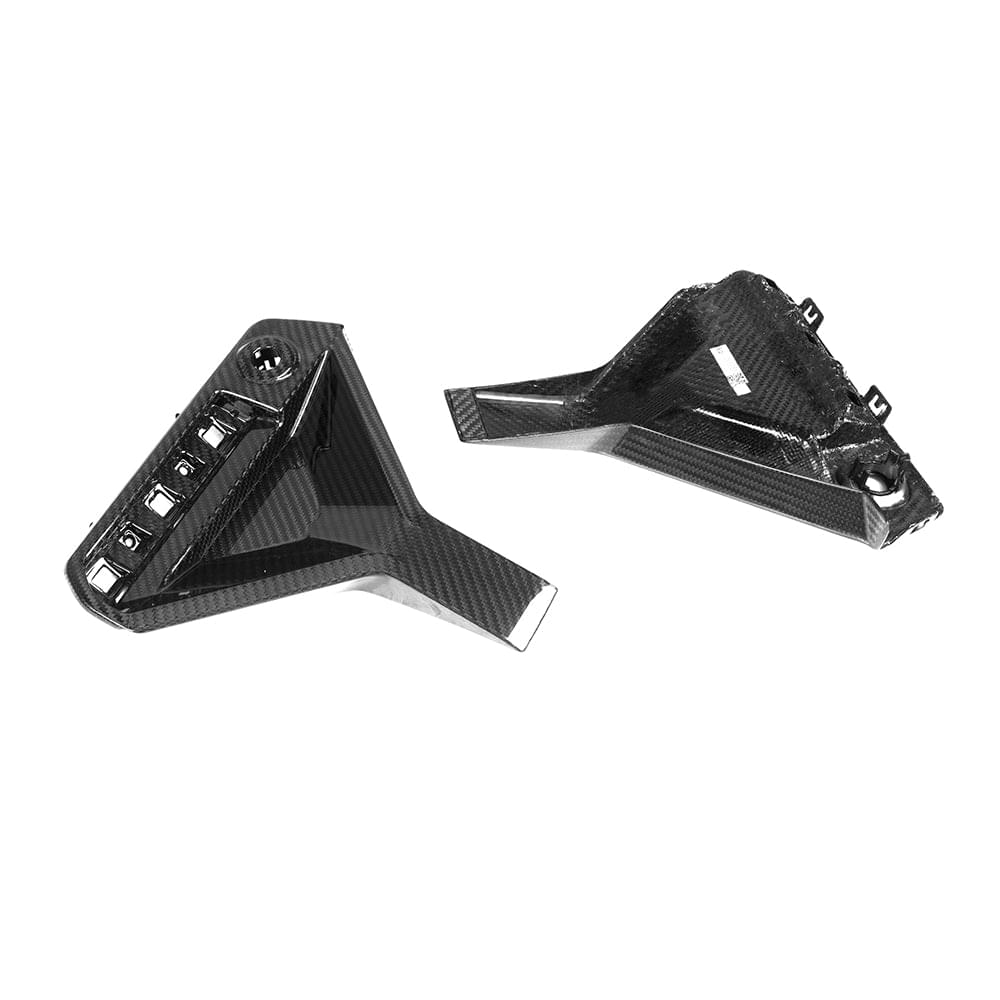 SOOQOO BMW M2 G87 Rear Bumper Inserts In Prepreg Carbon Fiber — product view 5