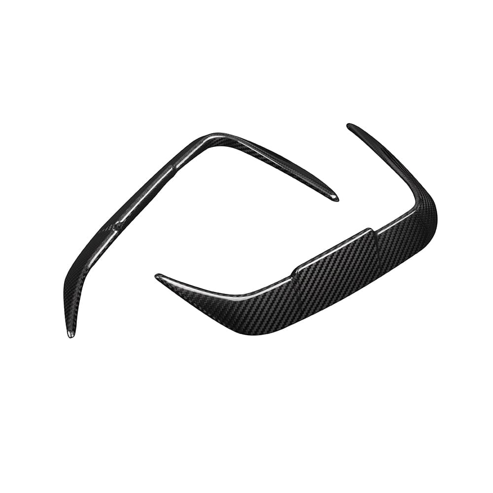 SOOQOO BMW IX3 G08 Rear Bumper Inserts In Prepreg Carbon Fiber — product view 7
