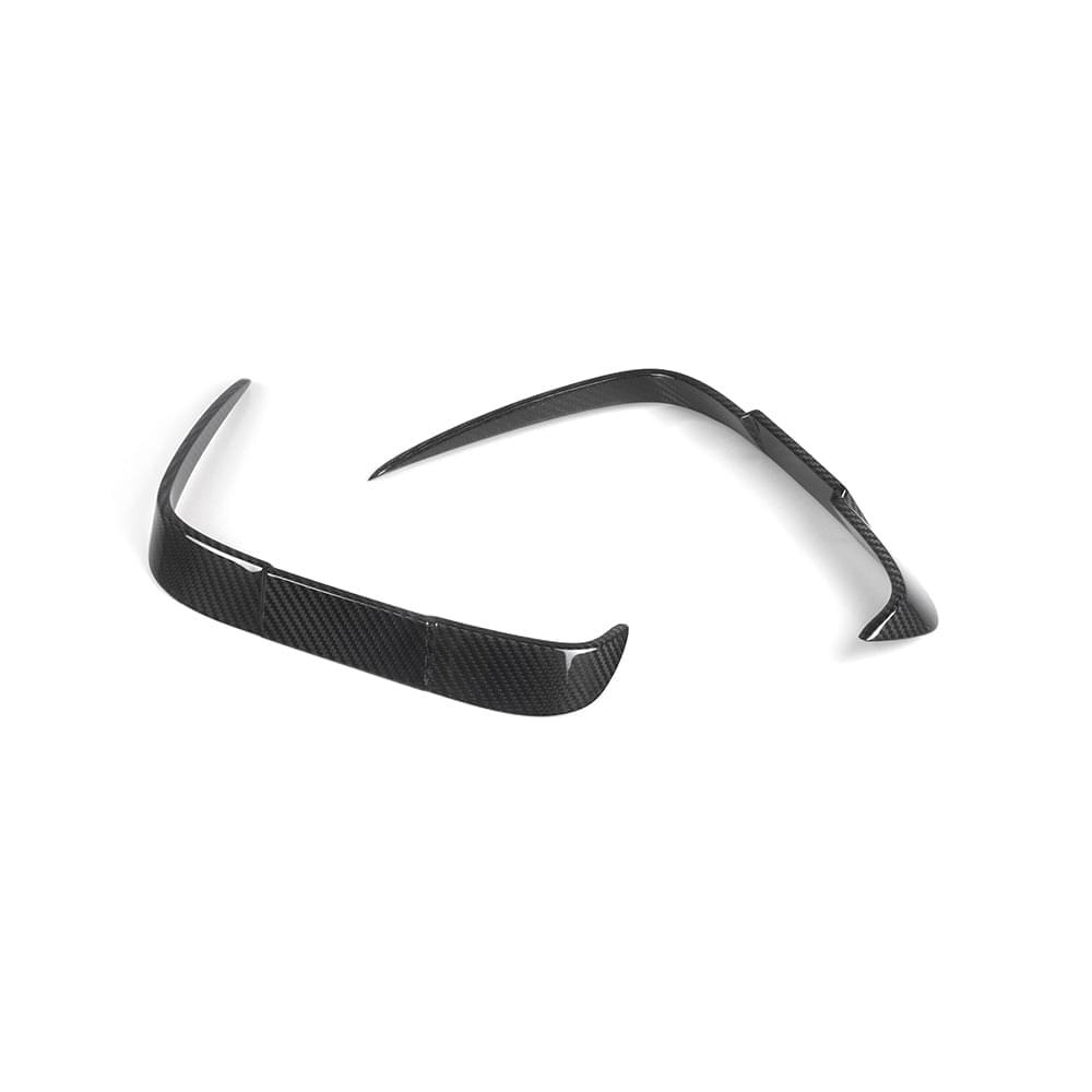 SOOQOO BMW M2 F87 Rear Bumper Inserts In Prepreg Carbon Fiber
