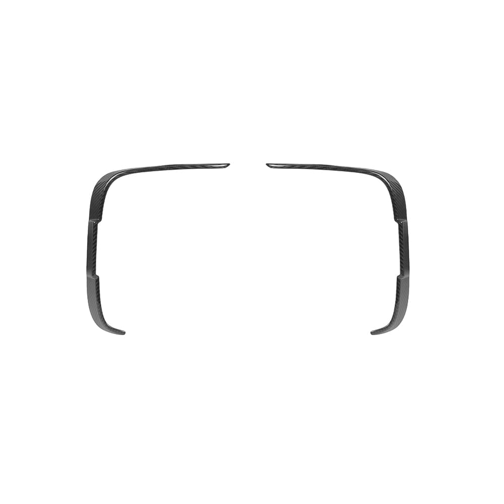 SOOQOO BMW M2 F87 Rear Bumper Inserts In Prepreg Carbon Fiber — product view 5