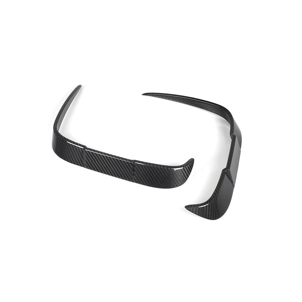 SOOQOO BMW M2 F87 Rear Bumper Inserts In Prepreg Carbon Fiber — product view 7
