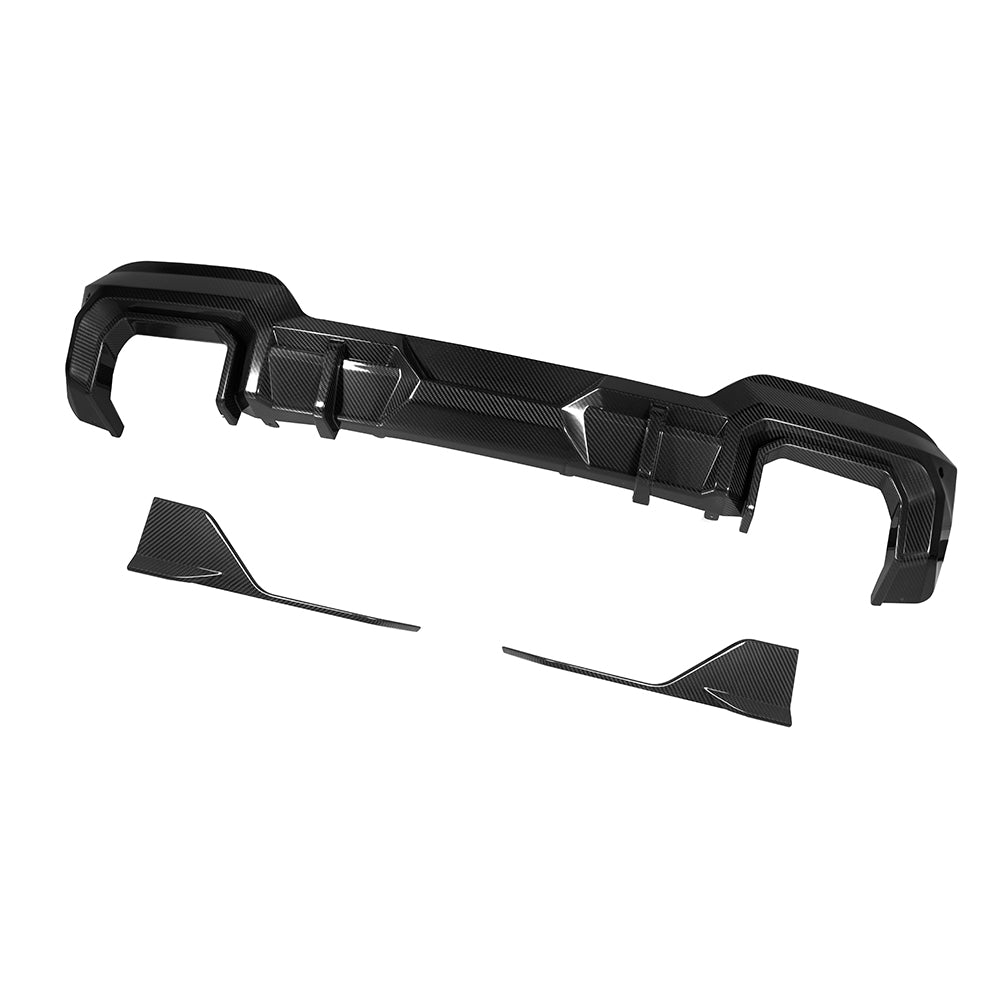 SOOQOO BMW X3 M40i G01 Rear Diffuser In Prepreg Carbon Fiber — product view 3