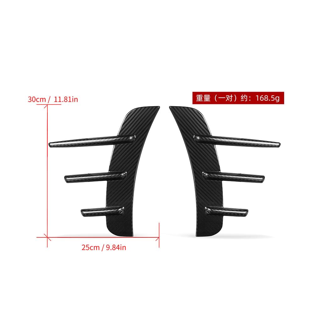 SOOQOO BMW 4 Series G22 Rear Arch Trims In Prepreg Carbon Fiber — product view 8