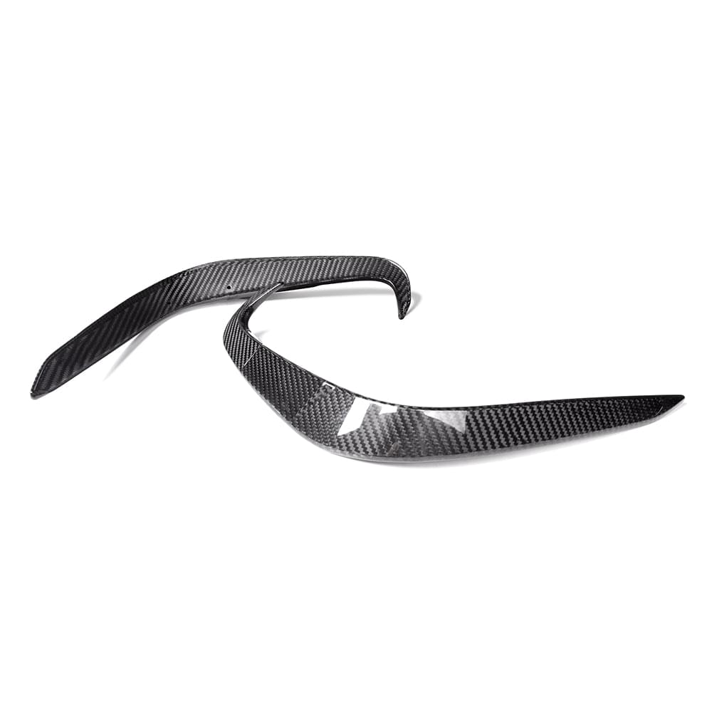 SOOQOO BMW 8 Series G14 Rear Bumper Insert In Prepreg Carbon Fiber — product view 3