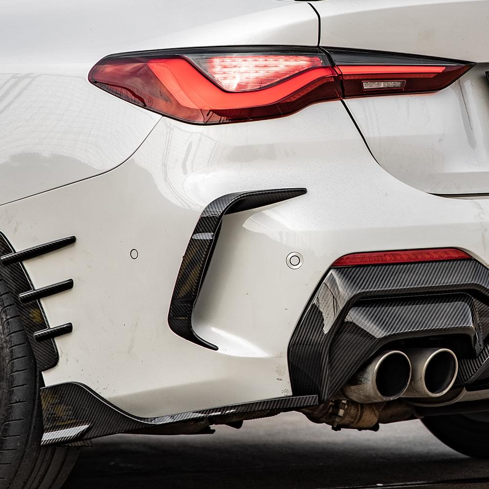 SOOQOO BMW 4 Series G22 Front Bumper Insert In Prepreg Carbon Fiber — product view 2
