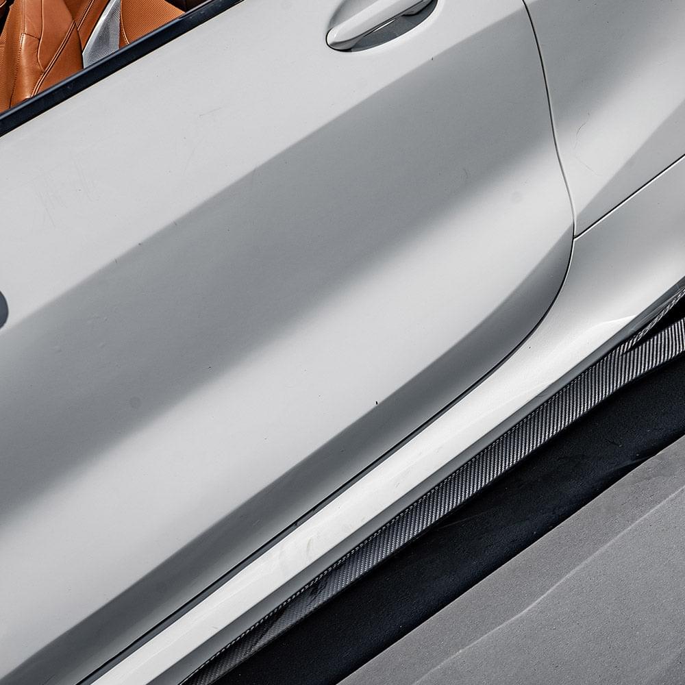 SOOQOO BMW M8 F92 Side Skirt In Prepreg Carbon Fiber — product view 12