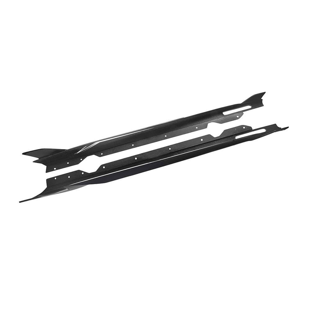 SOOQOO BMW 4 Series G22 Side Skirt In Prepreg Carbon Fiber — product view 3