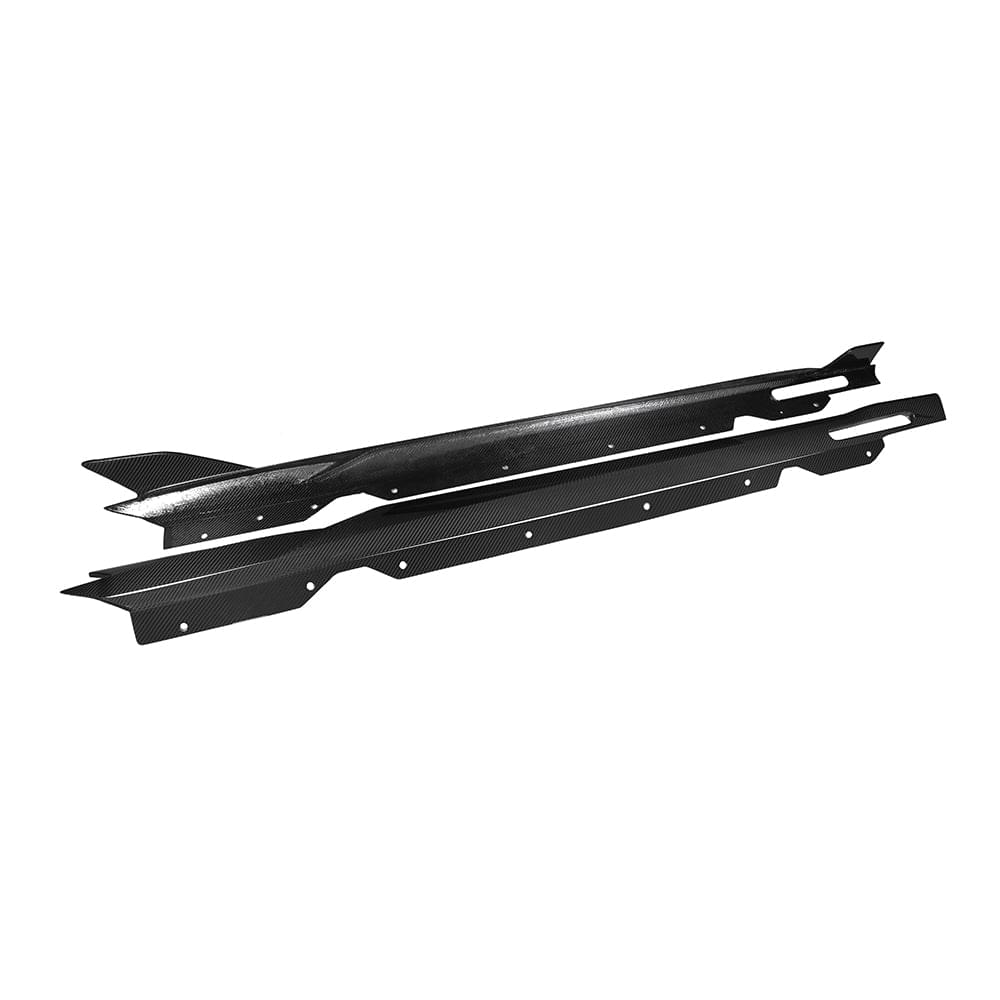 SOOQOO BMW 4 Series G22 Side Skirt In Prepreg Carbon Fiber — product view 7