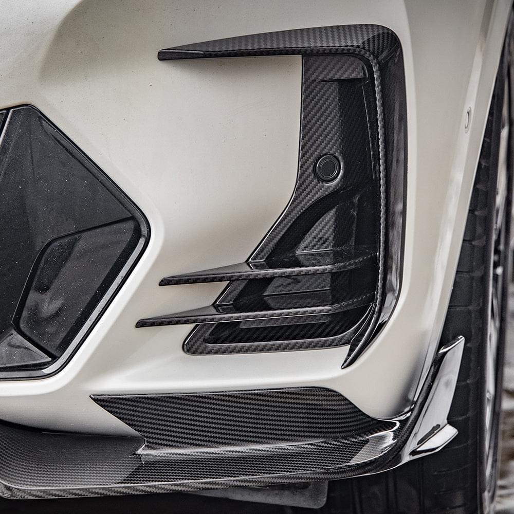 SOOQOO BMW X3 G01 LCI Front Vent Trims In Prepreg Carbon Fiber — product view 10