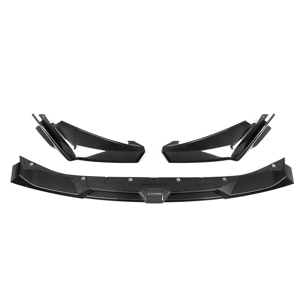 SOOQOO V1 BMW G8x M3 M4 Front Lip In Prepreg Carbon Fiber
