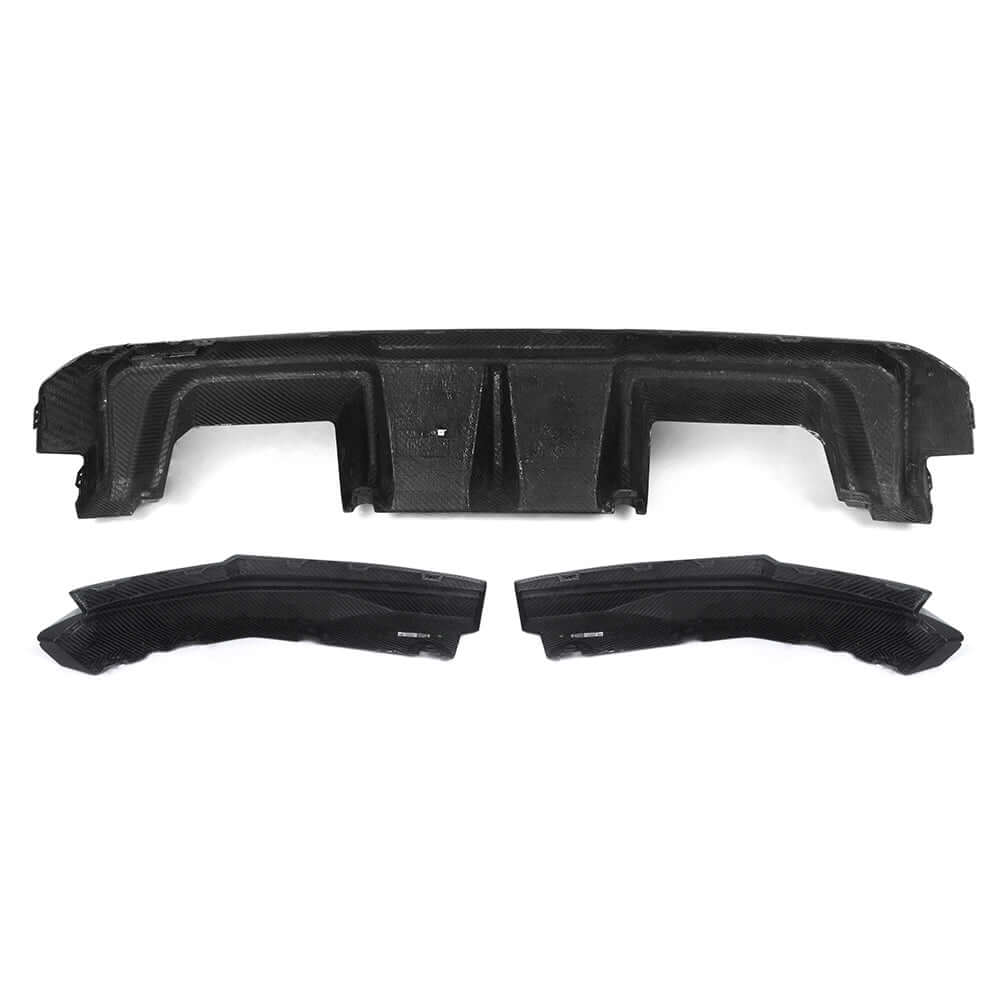 SOOQOO V2 BMW M4 G82 G83 Rear Diffuser In Prepreg Carbon Fiber — product view 5
