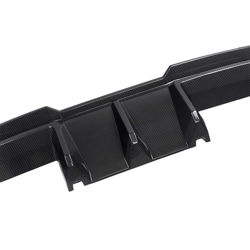 SOOQOO V2 BMW M4 G82 G83 Rear Diffuser In Prepreg Carbon Fiber — product view 9