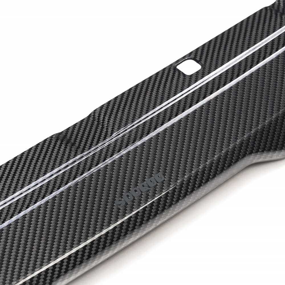 SOOQOO V2 BMW G8x M3 M4 Front Lip In Prepreg Carbon Fiber — product view 9