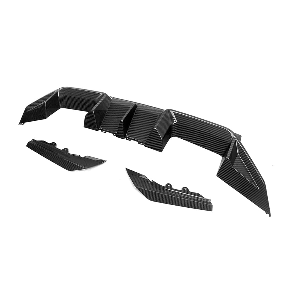 SOOQOO V2 BMW M2 G87 Rear Diffuser In Prepreg Carbon Fiber — product view 3