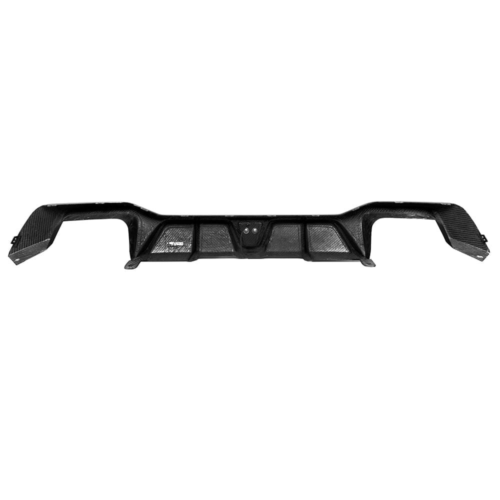 SOOQOO BMW X4 G02 LCI Rear Diffuser W/Brake Light In Prepreg Carbon Fiber — product view 7