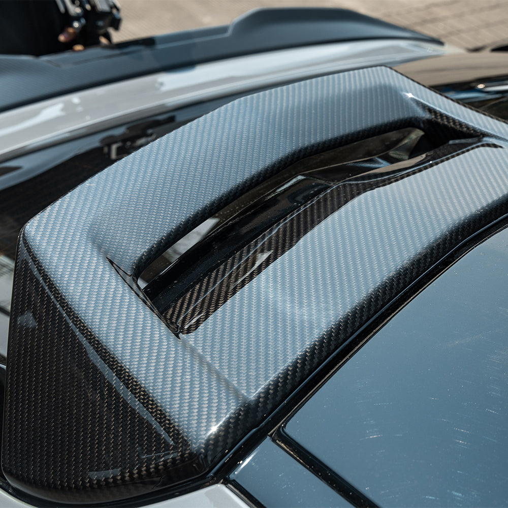 SOOQOO BMW X4M F98 Top Spoiler In Prepreg Carbon Fiber — product view 9
