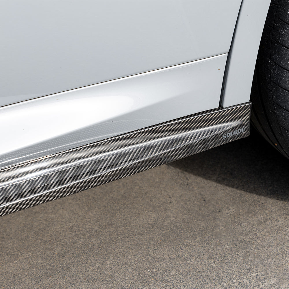 SOOQOO V2 BMW X3M F97 X4M F98 Side Skirt In Prepreg Carbon Fiber — product view 8