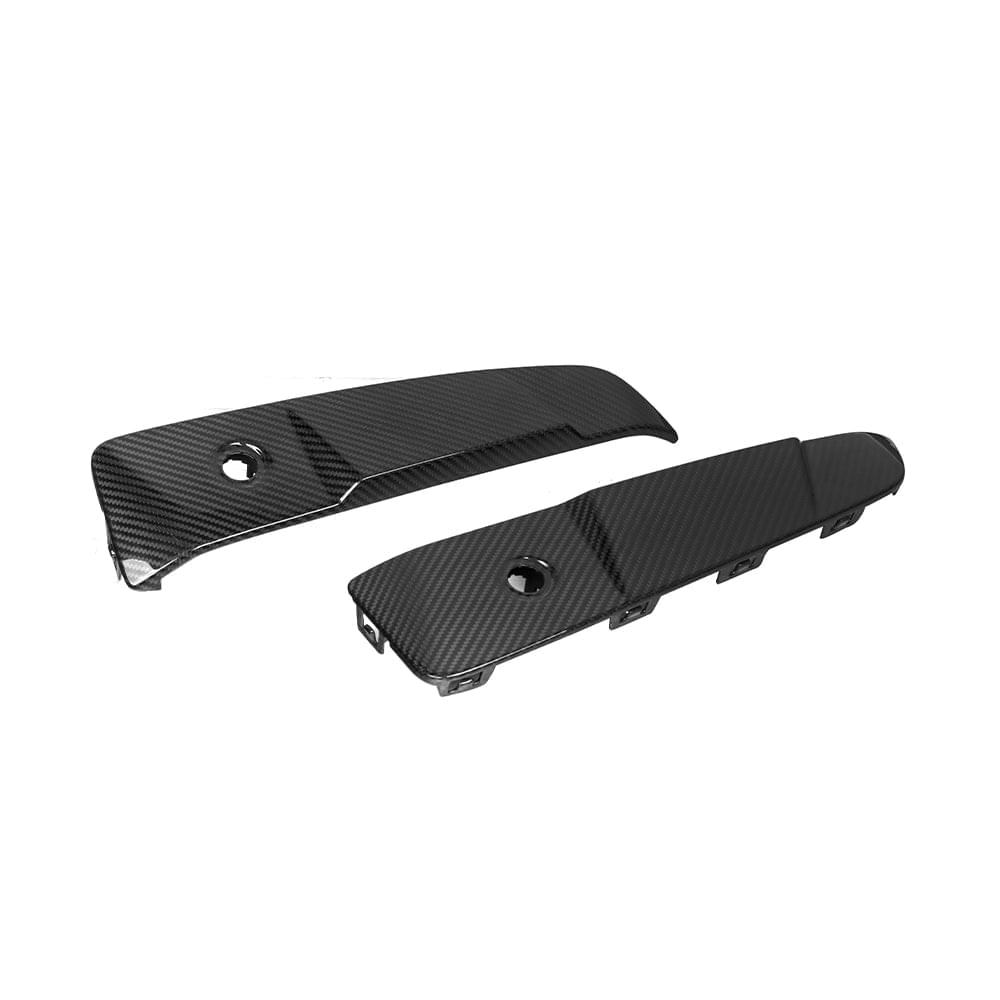 SOOQOO BMW X3 G45 Rear Bumper Inserts In Prepreg Carbon Fiber