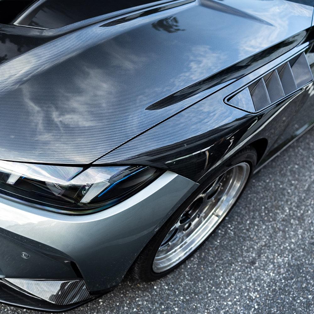 SOOQOO BMW M3 G80 Side Fenders In Prepreg Carbon Fiber — product view 8