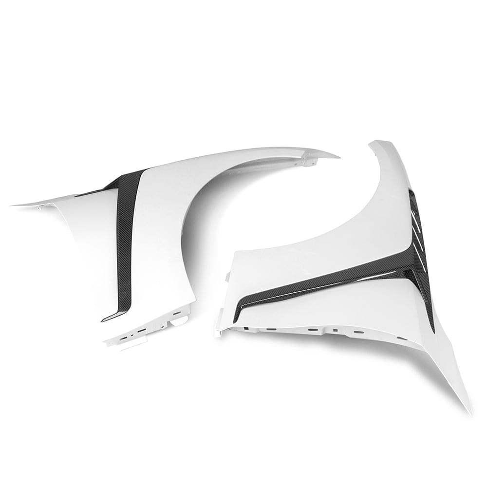 SOOQOO BMW M4 G82 Side Fenders In White Primer Finish — product view 5