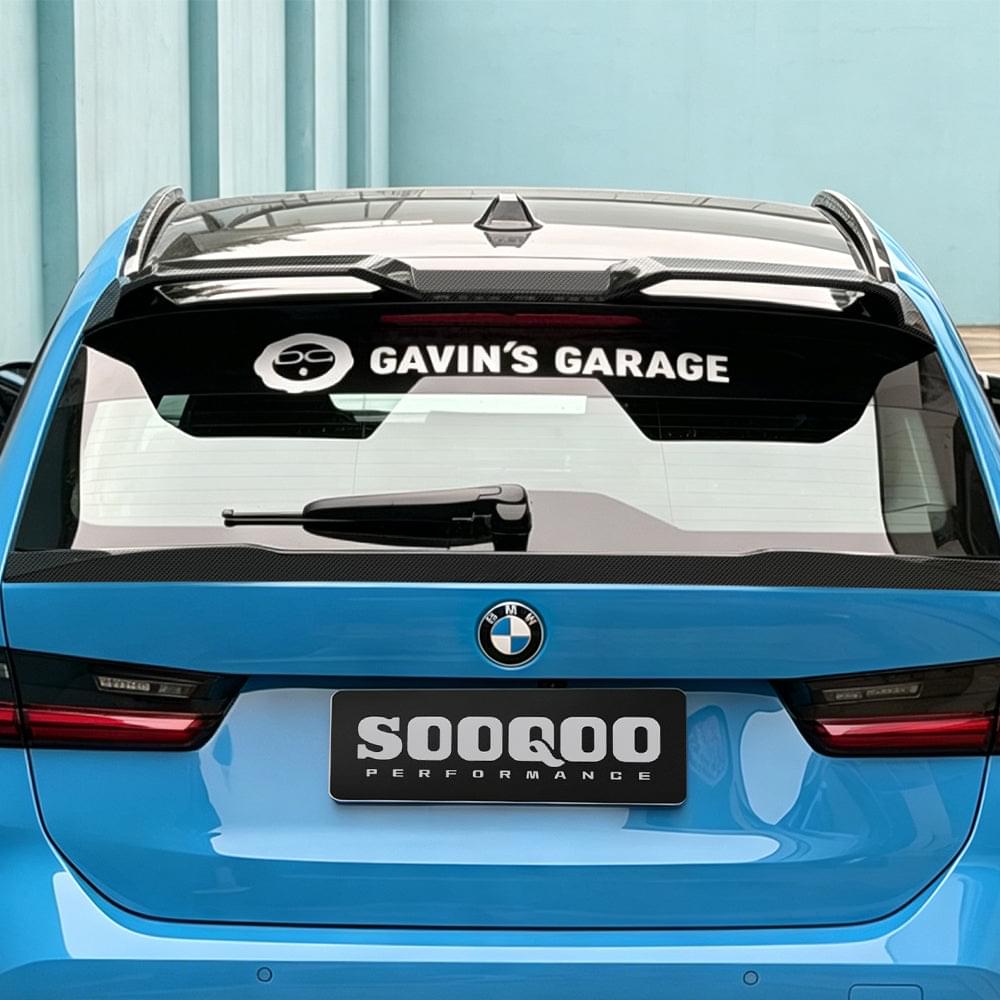 SOOQOO V2 BMW M3 G81 Top Spoiler In Prepreg Carbon Fiber — product view 10