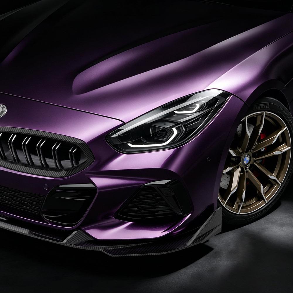 SOOQOO BMW Z4 G29 Front Lip In Prepreg Carbon Fiber — product view 10