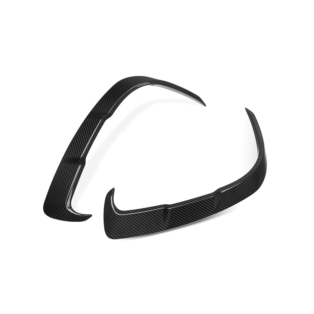 SOOQOO BMW Z4 G29 Rear Bumper Inserts In Prepreg Carbon Fiber — product view 3