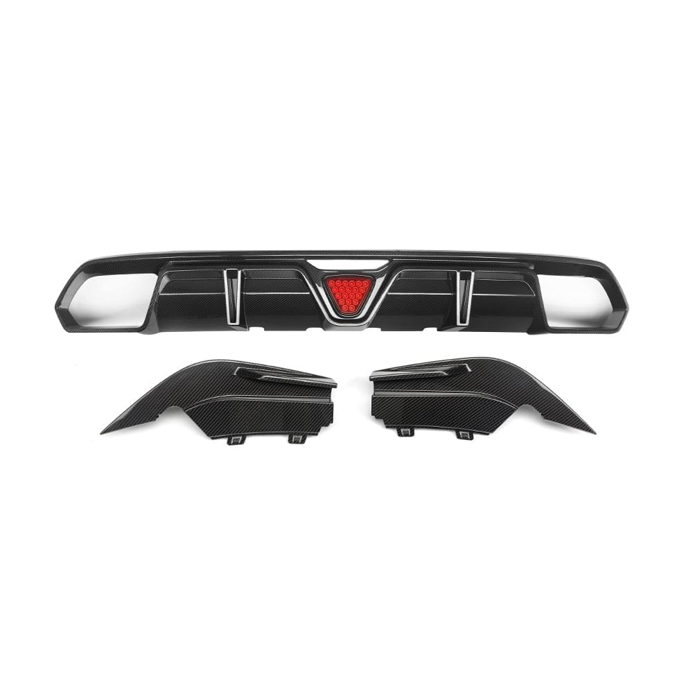 SOOQOO BMW Z4 G29 Rear Diffuser In Prepreg Carbon Fiber — product view 3