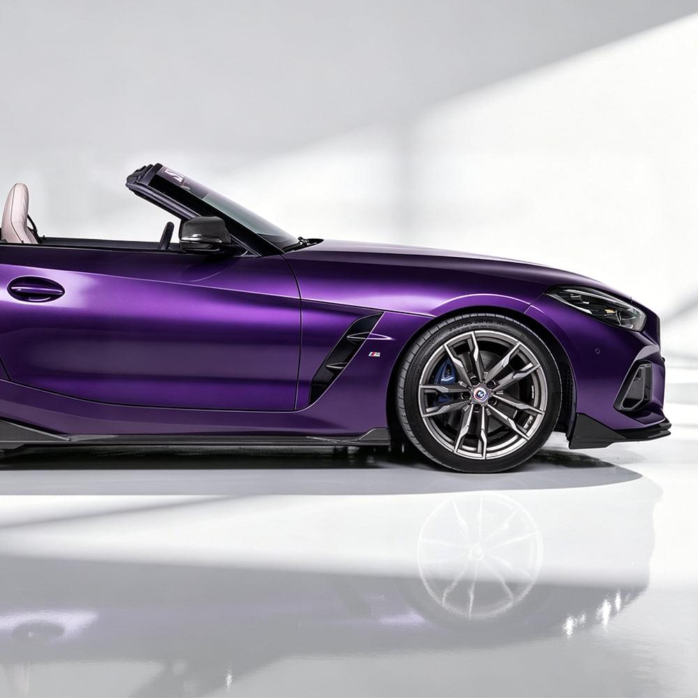 SOOQOO BMW Z4 G29 Side Skirt In Prepreg Carbon Fiber — product view 6