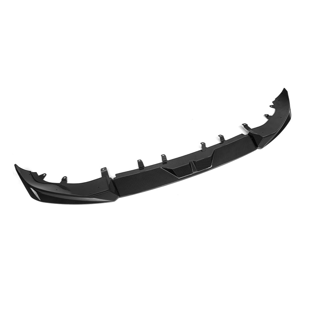SOOQOO BMW X7 G07 LCI Front Lip In Gloss Carbon — product view 4