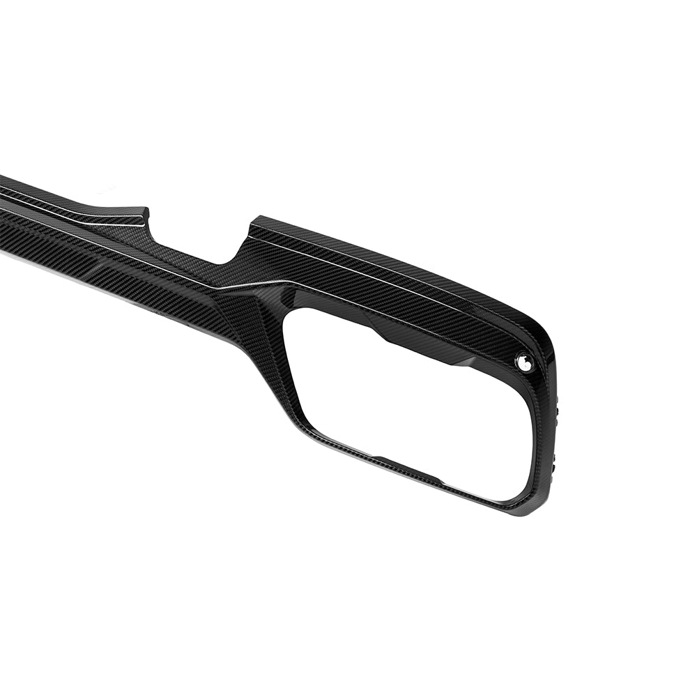 SOOQOO BMW X7 G07 Rear Diffuser In Gloss Carbon — product view 7